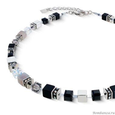 Колье Coeur de Lion, Black-Silver, 3039/10-1317 Колье Coeur de Lion, Black-Silver, 3039/10-1317