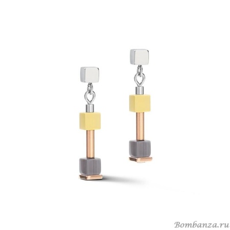 Серьги Coeur de Lion, Fine Pastel Beige-Olive 5028/21-1009. Германия