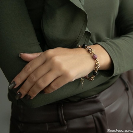 Браслет Lanzerotti, Elisir, с турмалином, LZ-25.10-322 розовый