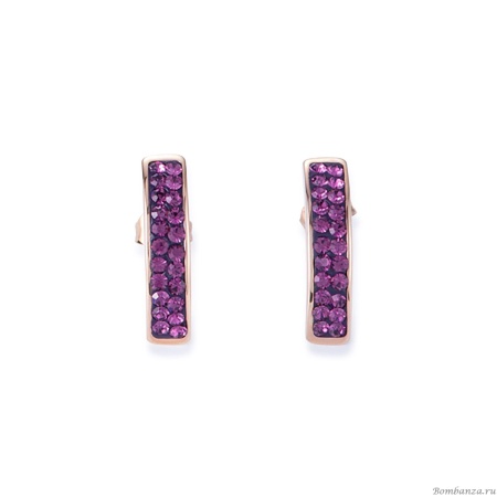 Серьги Coeur de Lion, Amethyst, 0214/21-0824. Германия