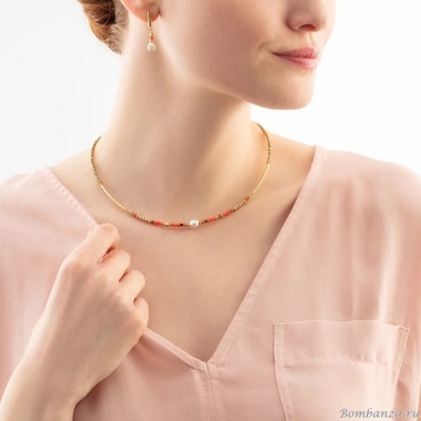 Колье Coeur de Lion, Coral, 4358/10-0323 Колье Coeur de Lion, Coral, 4358/10-0323