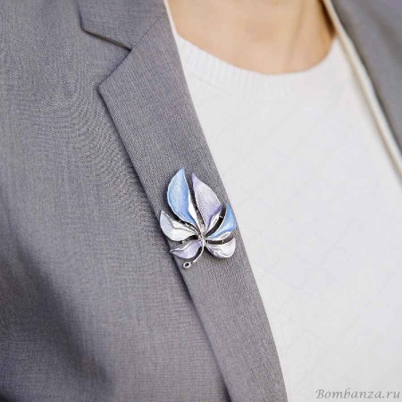 Брошь Shadore, Лист резной