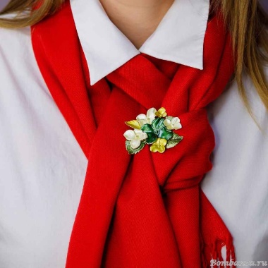 Брошь Shadore, Фиалки