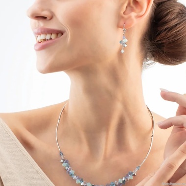 Серьги Coeur de Lion, Blue-Aqua, 2038/20-0737 Серьги Coeur de Lion, Blue-Aqua, 2038/20-0737