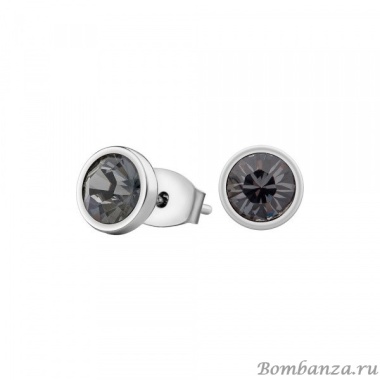 Пусеты Fiore Luna, Crystal Silver Night Пусеты Fiore Luna, Crystal Silver Night