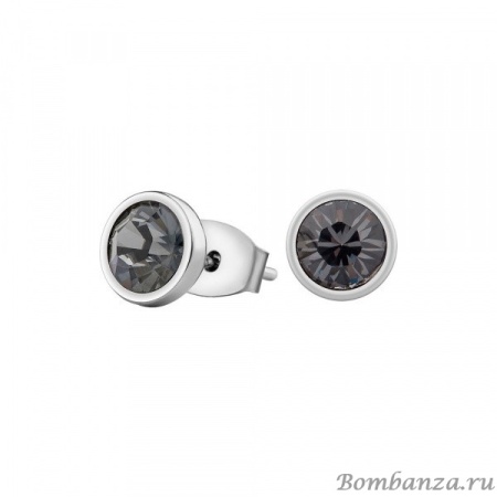 Пусеты Fiore Luna, Crystal Silver Night