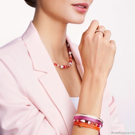 Серьги Coeur de Lion, Pink-Orange 4914/21-0402. Германия