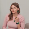Браслет Fiore Luna, на кожаном синем ремешке, CB00230-11 G/S Браслет Fiore Luna, на кожаном синем ремешке, CB00230-11 G/S