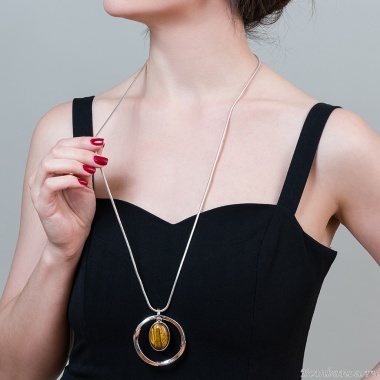 Колье Fiore Luna, TIGER EYE