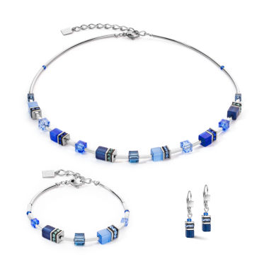 Колье Coeur de Lion, Blue, 2800/10-0700 Колье Coeur de Lion, Blue, 2800/10-0700