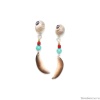 Серьги Nature Bijoux, Zapatera, с ракушками, говлитом и родонитом, NB23.1-12-78394 серебристый Серьги Nature Bijoux, Zapatera, с ракушками, говлитом и родонитом, NB23.1-12-78394 серебристый