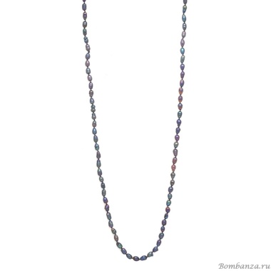 Колье Nature Bijoux, Pebble Beach, с жемчугом, NB25.2-15-43613 серый