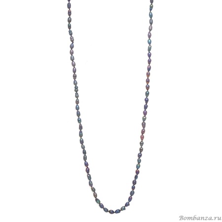 Колье Nature Bijoux, Pebble Beach, с жемчугом, NB25.2-15-43613 серый