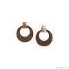 Серьги Nature Bijoux, Cosmos, тамариндовое дерево, шпон, перламутр, NB23.2-12-79093 коричневый Серьги Nature Bijoux, Cosmos, тамариндовое дерево, шпон, перламутр, NB23.2-12-79093 коричневый