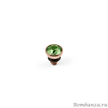 Шарм Qudo, Bottone Peridot 5 мм 630119 G/RG