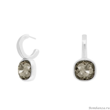 Серьги VIDDA, Magna, с кристаллом Swarovski, VD25.2-02276 оливковый