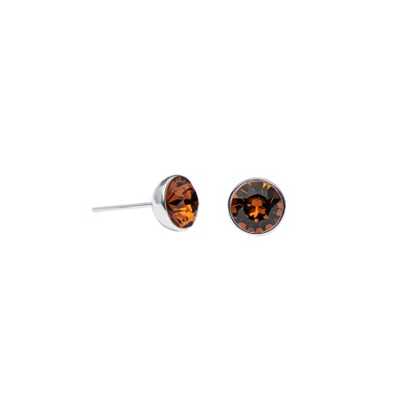 Пусеты Fiore Luna, Smoked Topaz