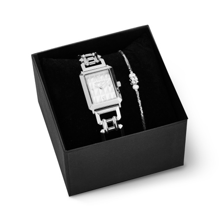 Комплект Coeur de Lion, часы+браслет Silver-Silver, 7670/53-1717