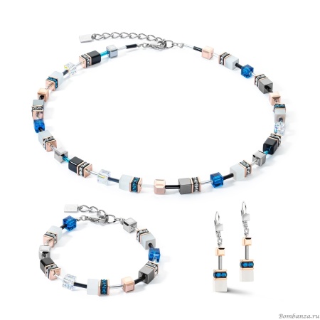 Серьги Coeur de Lion, Capri Blue, 4013/20-0756. Германия