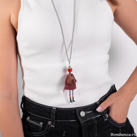 Подвеска Miamelie, кукла Кейтлайн, MiA-2504-CL7652 серебристый