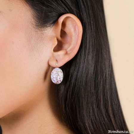 Серьги Franck Herval, Angelica, с говлитом, FH25.2-12-69640 голубой