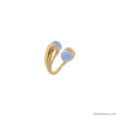 Кольцо VIDDA, Hera, незамкнутое, с халцедоном, VD25.1-02138202 голубой, 18,5 Кольцо VIDDA, Hera, незамкнутое, с халцедоном, VD25.1-02138202 голубой, 18,5