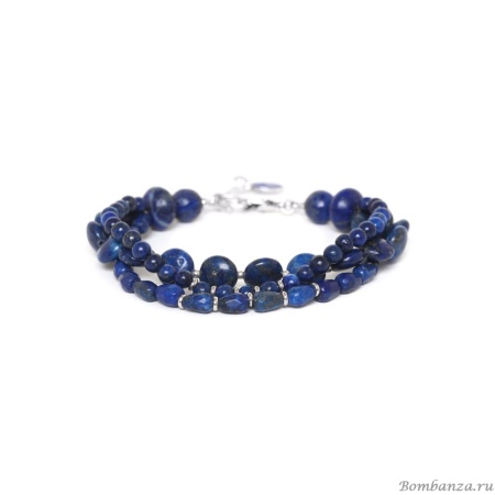 Браслет Nature Bijoux, Indigo, с лазуритом, NB24.1-13-43471 синий