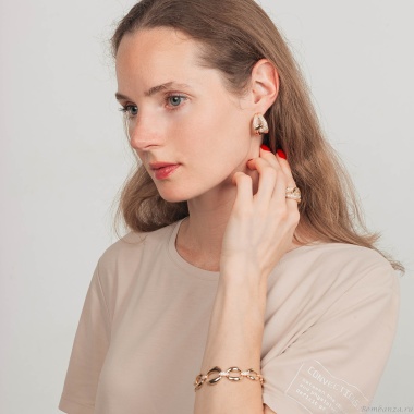 Серьги Fiore Luna,, ABE28377-01 G Серьги Fiore Luna,, ABE28377-01 G
