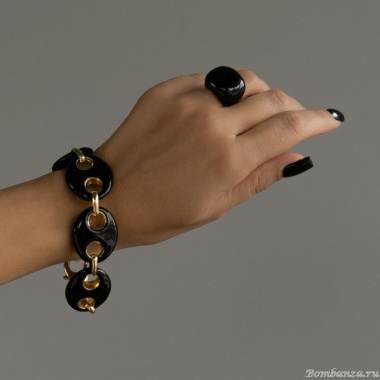 Браслет Francesca Bianchi, с эмалью, FB25.2-BSB19 черный