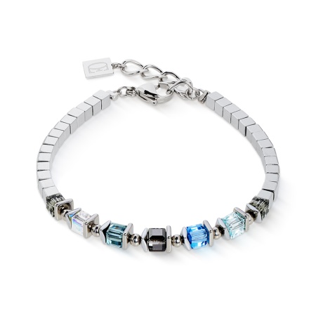 Браслет Coeur de Lion, Blue-Silver, 2100/30-0717