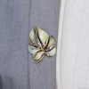 Брошь Shadore, Лист резной