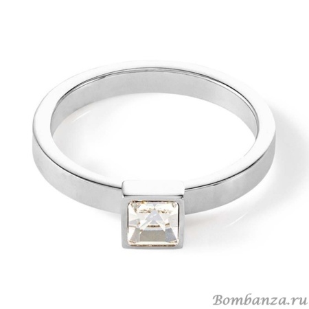 Кольцо Coeur de Lion, Crystal-Silver, 0501/40-1817 52