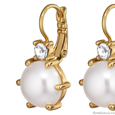 Серьги Dyrberg Kern, BEGONIA SG WHITE PEARL, 460040