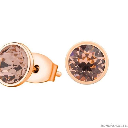 Пусеты Fiore Luna, Light Peach