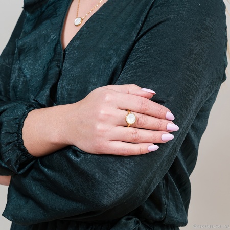 Кольцо Fiore Luna, Сфера SHELL ROSE