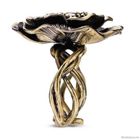 Кольцо Fiore di Firenze PAPAVERO AN171021 NERO Кольцо Fiore di Firenze PAPAVERO AN171021 NERO