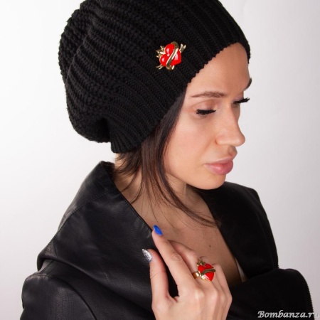 Брошь La Tatoueuse, Amour, сердце, LT22-T4015 золотистый Брошь La Tatoueuse, Amour, сердце, LT22-T4015 золотистый