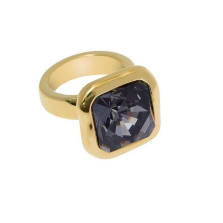 Кольцо VIDDA, Caramel, с кристаллом Swarovski, VD22-00880 серый, 17