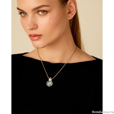 Колье VIDDA, Fire, с кристаллом Swarovski, VD25.2-02327 голубой, 50см