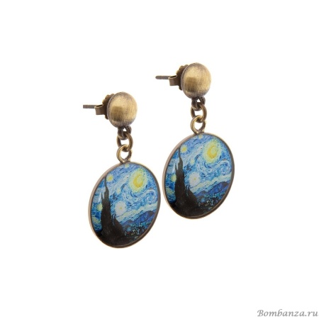 Серьги  Clara Bijoux,  «Звездная ночь» A78251-NOCH