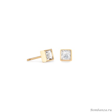 Серьги Coeur de Lion, Crystal-Gold, 0501/21-1816 Серьги Coeur de Lion, Crystal-Gold, 0501/21-1816