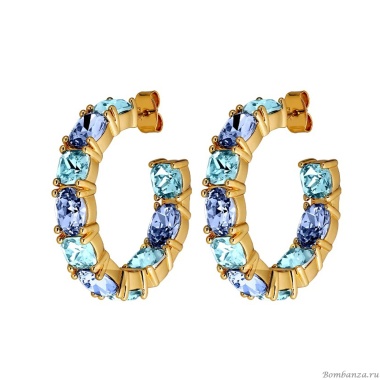 Серьги Dyrberg Kern, GRETIA SG AQUA BLUE, 440069 Серьги Dyrberg Kern, GRETIA SG AQUA BLUE, 440069