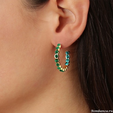 Серьги Dyrberg Kern, HOLLY SG GREEN, 390107 Серьги Dyrberg Kern, HOLLY SG GREEN, 390107