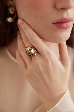 Серьги Fiore di Firenze PUMA LEONE DI MONTAGNA OR3206 GIACCA Серьги Fiore di Firenze PUMA LEONE DI MONTAGNA OR3206 GIACCA