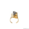 Кольцо Katerina Vassou, Kalena, разъемное, с друзой агата, KV23.2-308310 золотистый