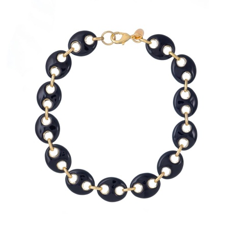 Колье Francesca Bianchi, с эмалью, FB25.2-BS19 черный