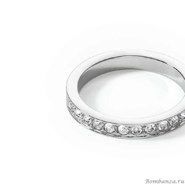 Кольцо Coeur de Lion, Crystal-Silver, 0127/40-1817 58 Кольцо Coeur de Lion, Crystal-Silver, 0127/40-1817 58