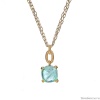 Колье Estrosia, с празиолитом, ES-CLM9-13A мятный