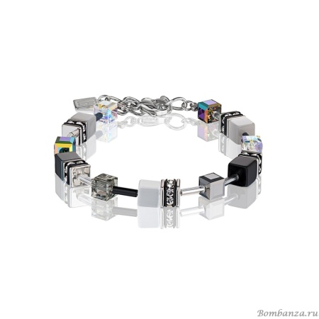 Браслет Coeur de Lion, White-Grey 4014/30-1412