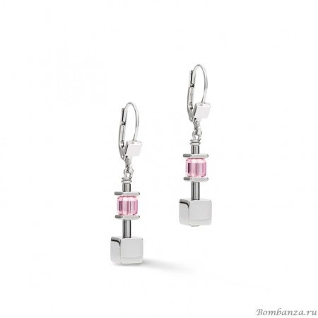 Серьги Coeur de Lion, Light Rose 5052/20-1920. Германия